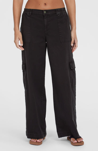 Brexton Cargo Pants Women Black Out