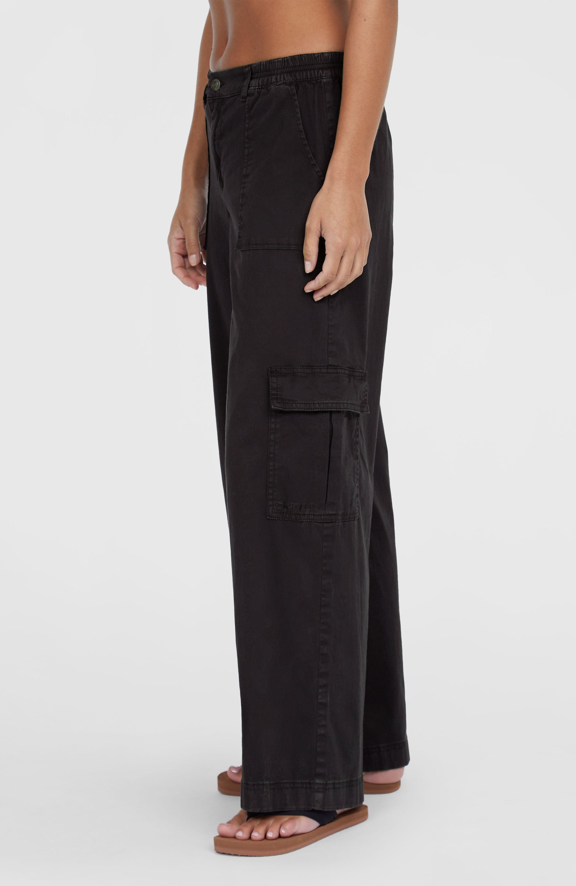 Brexton Cargo Pants Women Black Out