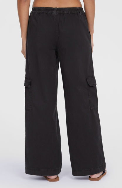 Brexton Cargo Pants Women Black Out