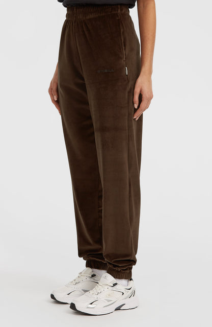 FWC'Cruz Velour Sweatpants Women Coffee Bean