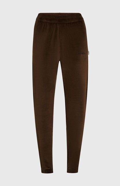 FWC'Cruz Velour Sweatpants Women Coffee Bean
