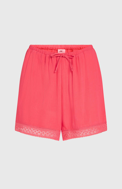 Essentials Embroidery Shorts Women Froly
