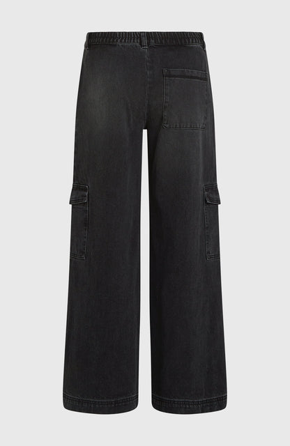 O'Riginals Denim Cargo Pants Women Black Out