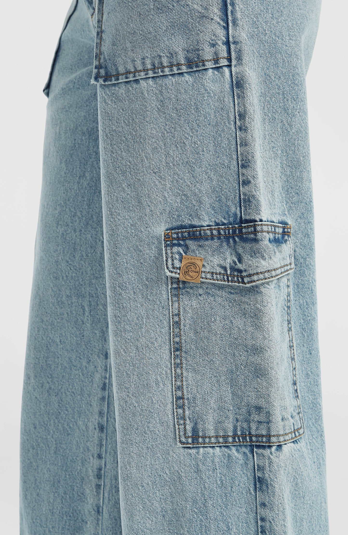 O'Riginals Denim Cargo Pants Women Denim Blue
