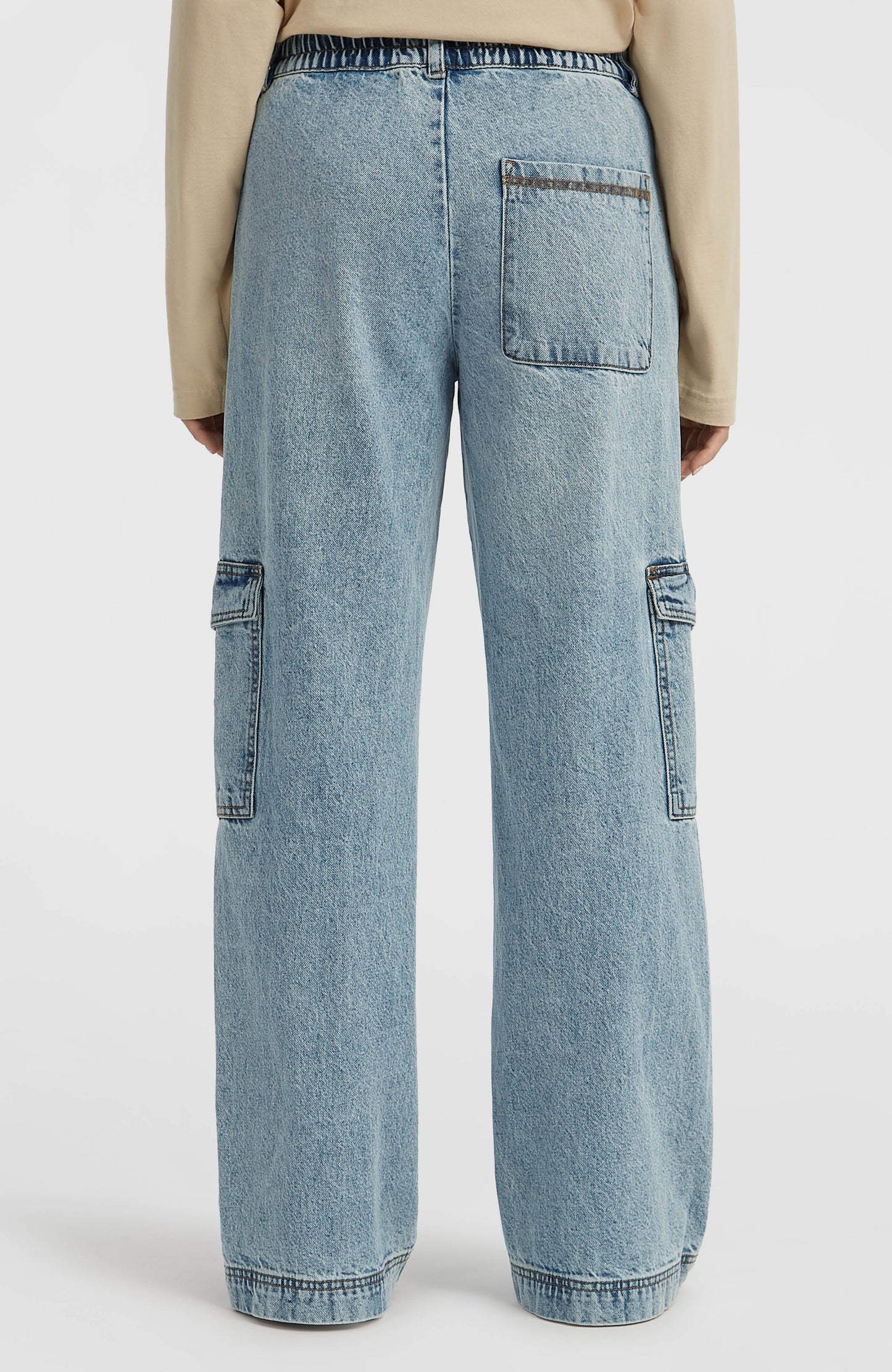 O'Riginals Denim Cargo Pants Women Denim Blue