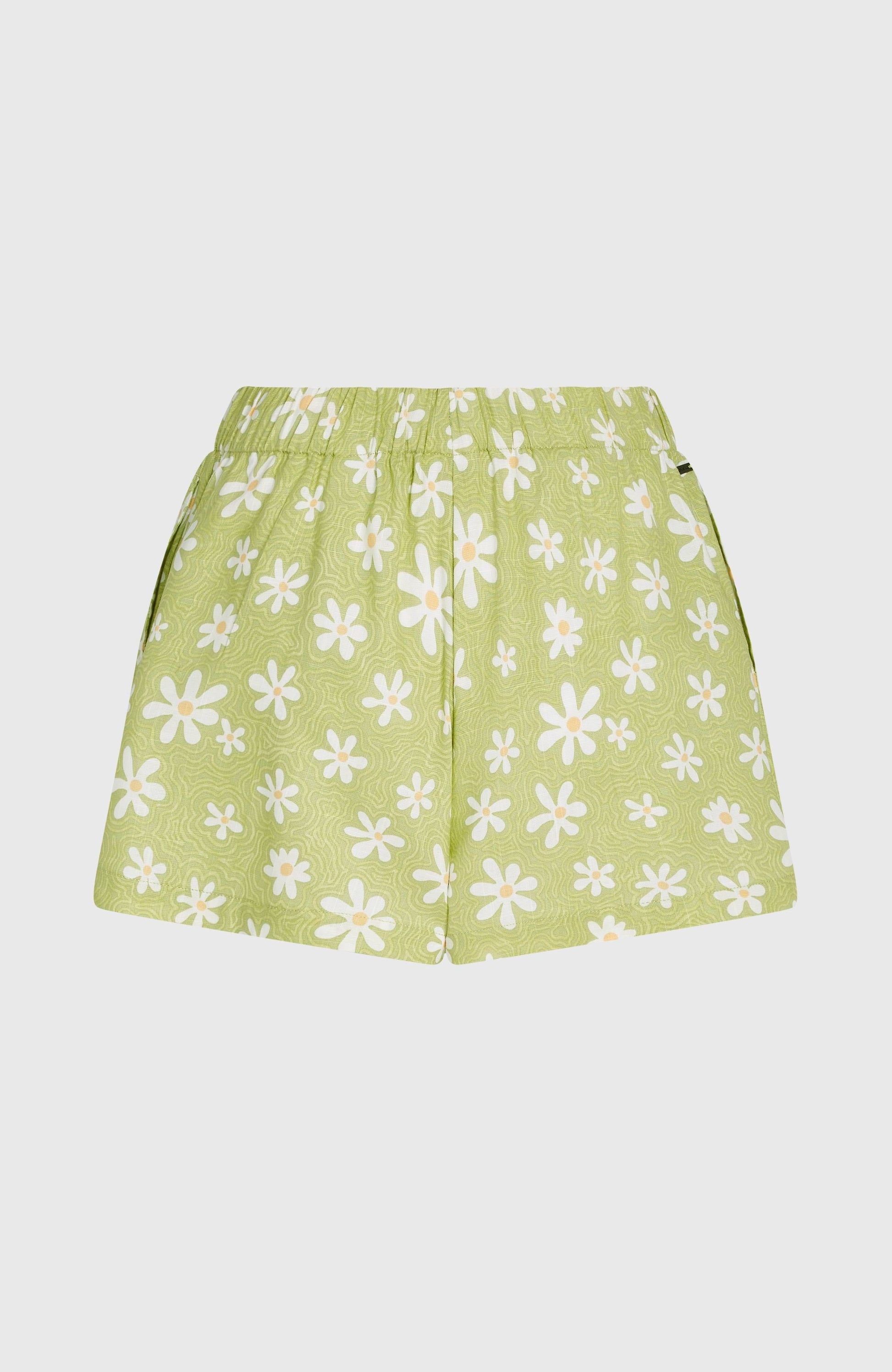 Beach Vintage Shorts Women Green Daisyline