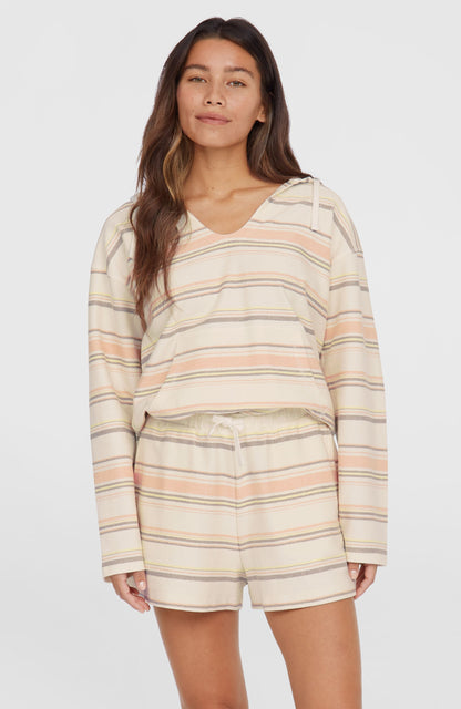 Bavaro Shorts Women White Bavarro Stripe
