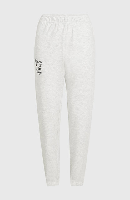 Women of the Wave Sweatpants Women White Melange