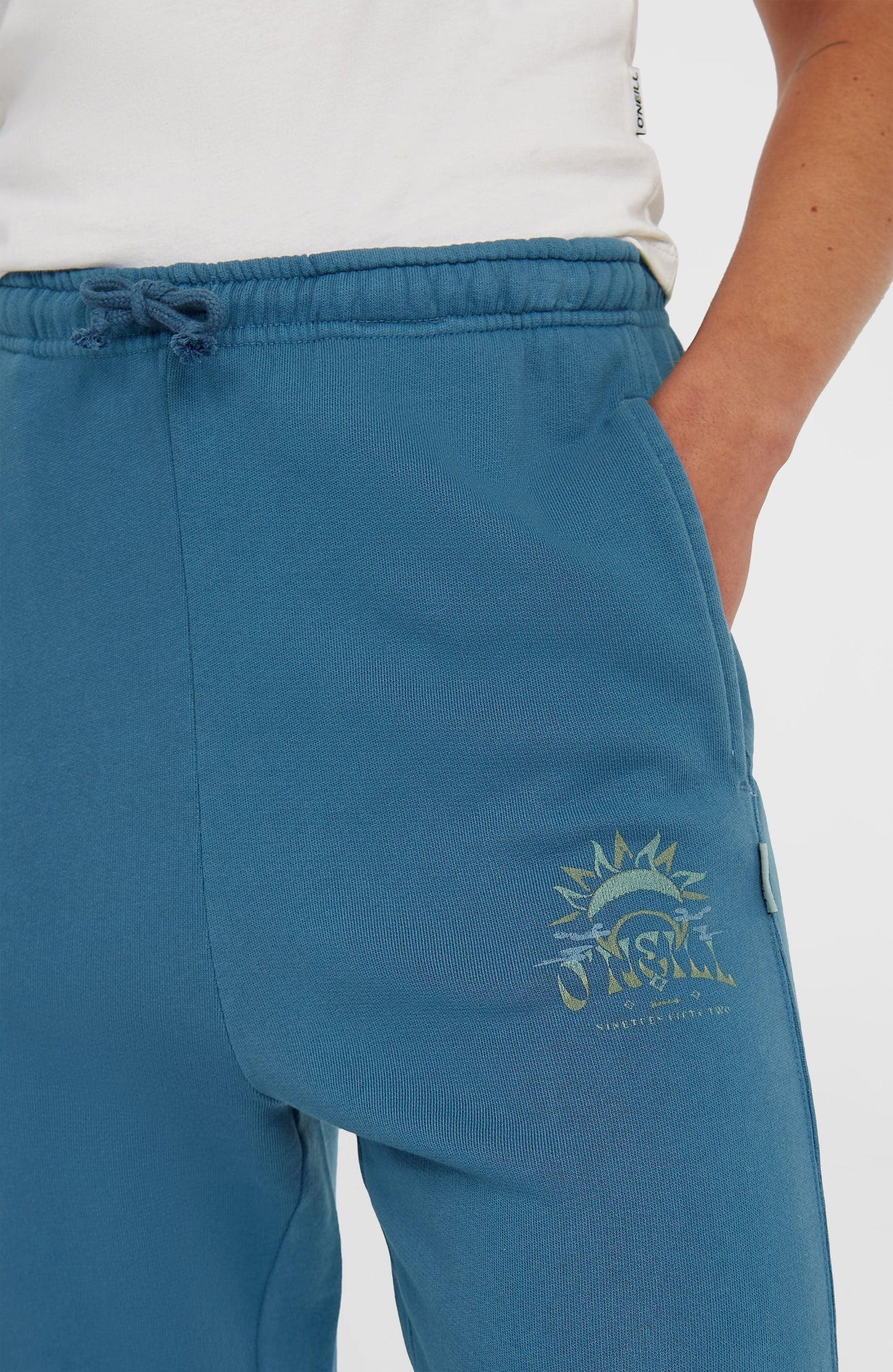 Beach Vintage Sweatpants Women Copen Blue