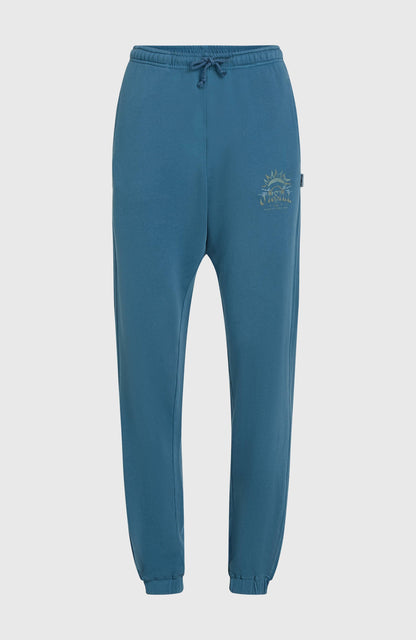 Beach Vintage Sweatpants Women Copen Blue