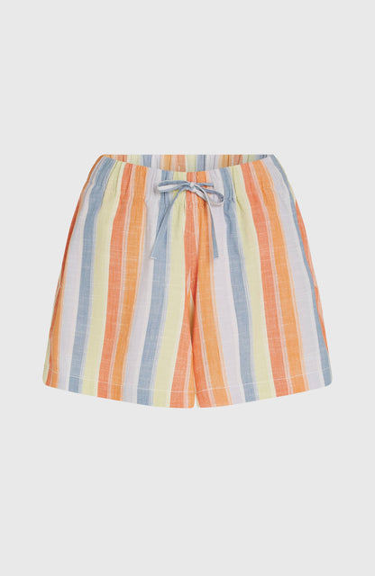 Beach Vintage Shorts Women Vintage Stripe