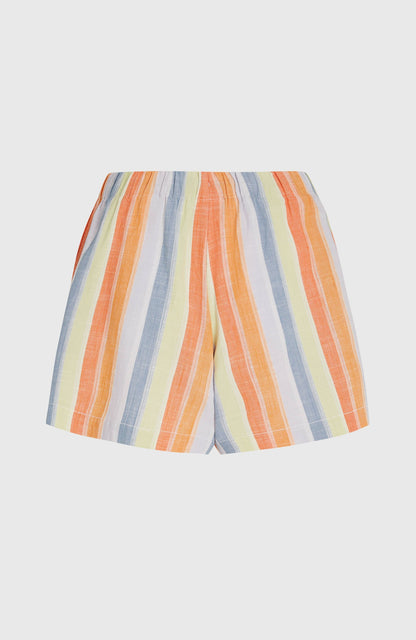 Beach Vintage Shorts Women Vintage Stripe