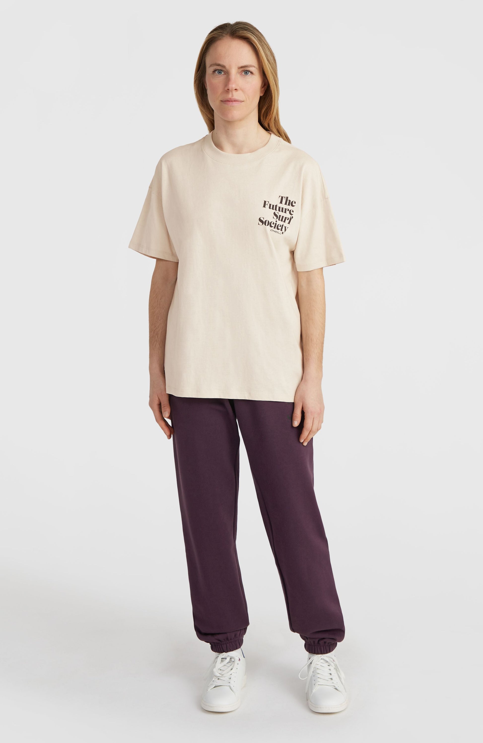 Future Surf Society Sweatpants Women Aubergine