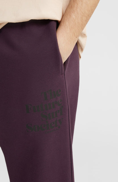 Future Surf Society Sweatpants Women Aubergine