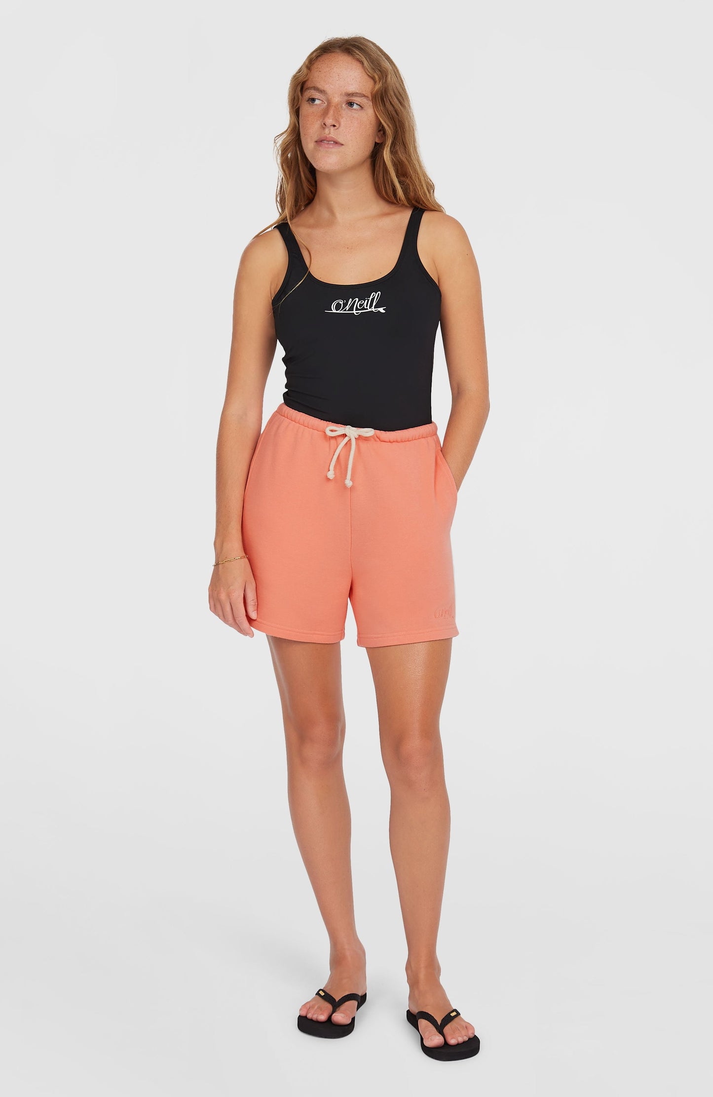 Essentials O'Neill Script Sweatshorts Women Coral Pink