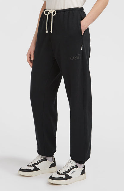 Essentials Script Sweatpants Women Black Out