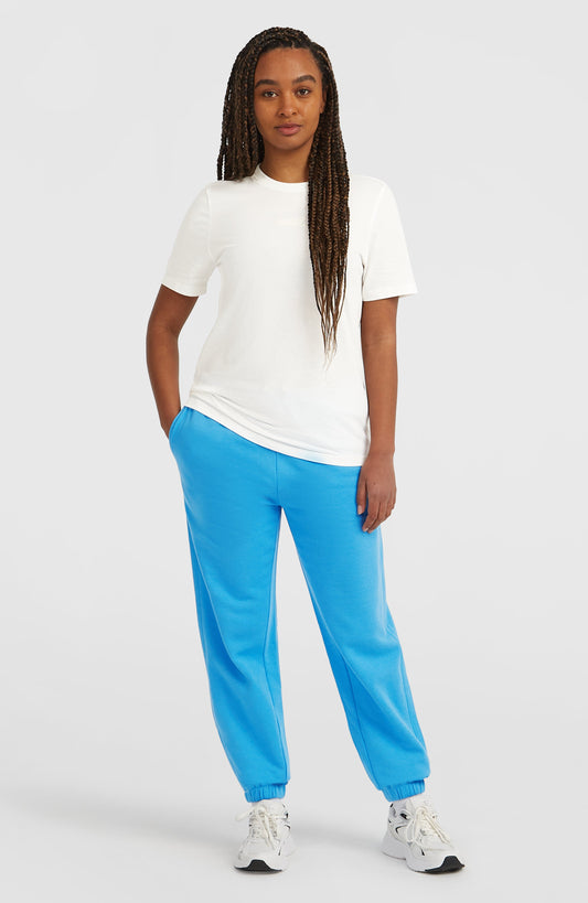 Essentials Script Sweatpants Women Blue Poppy