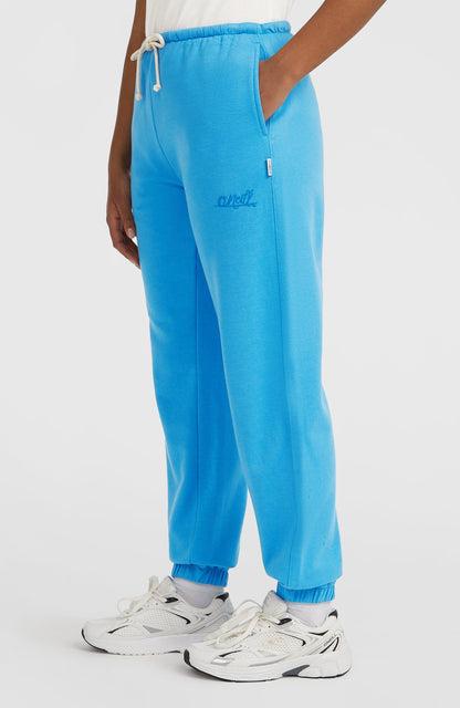 Essentials Script Sweatpants Women Blue Poppy