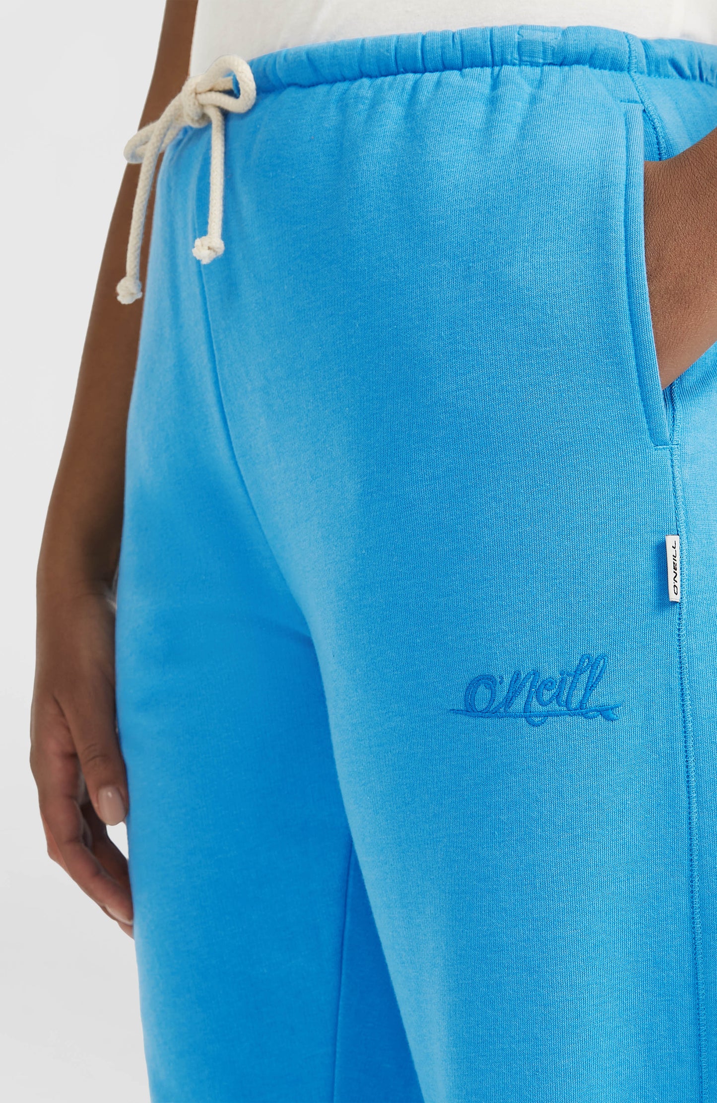 Essentials Script Sweatpants Women Blue Poppy