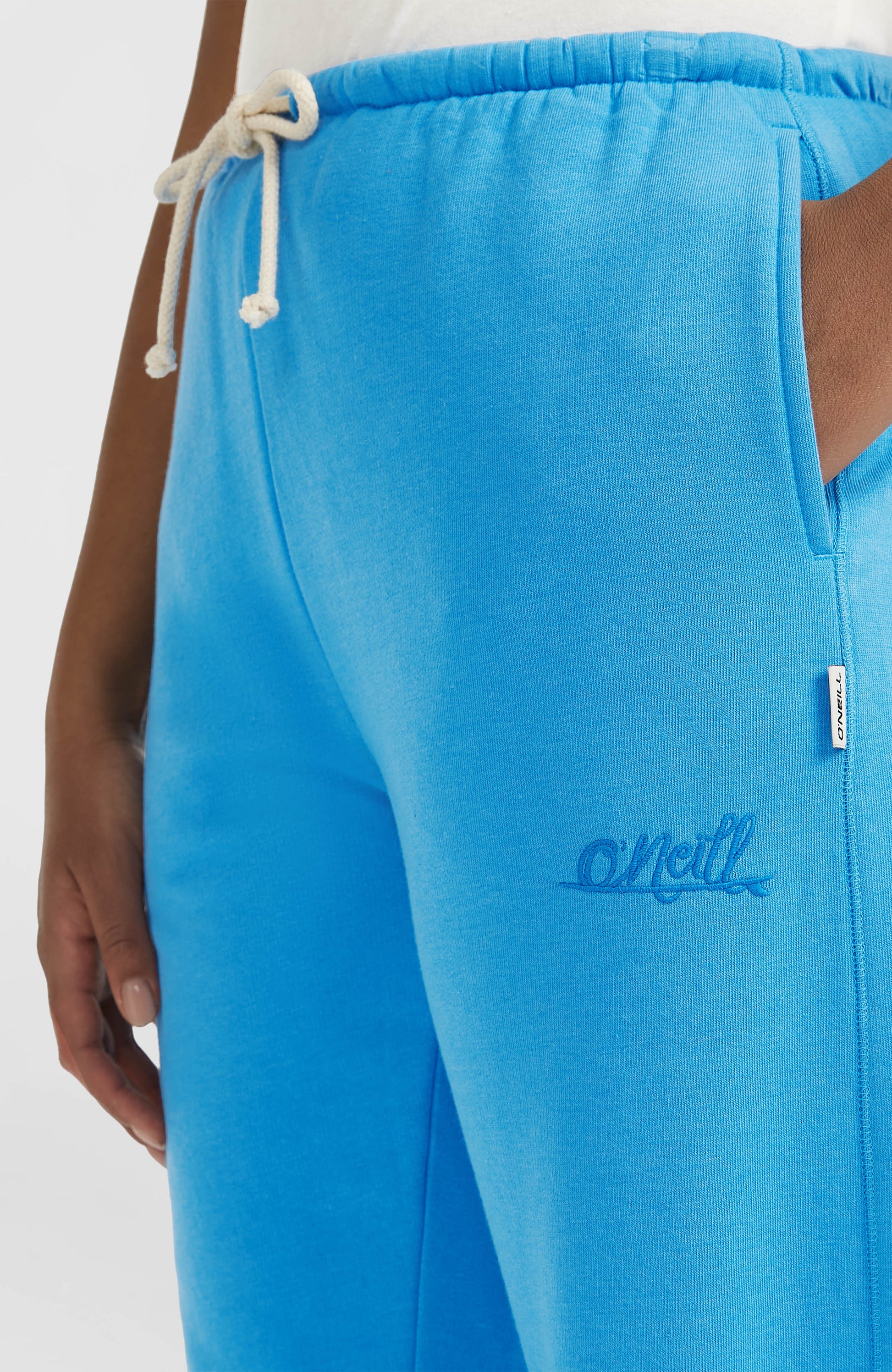 Essentials Script Sweatpants Women Blue Poppy