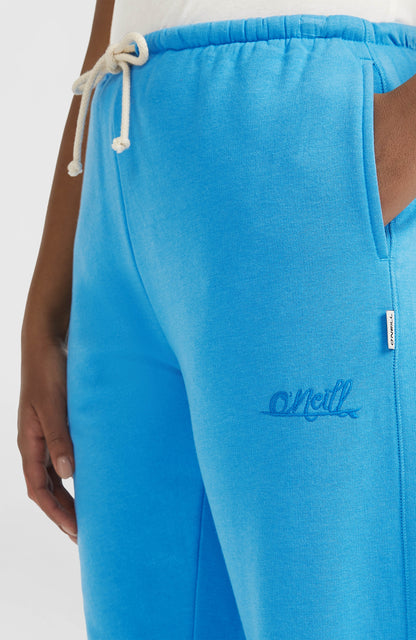 Essentials Script Sweatpants Women Blue Poppy