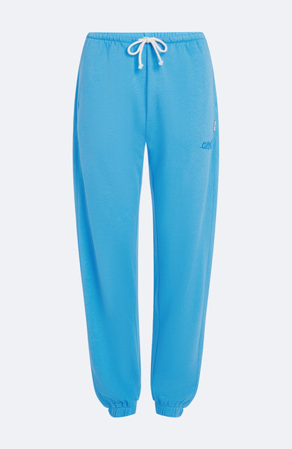 Essentials Script Sweatpants Women Blue Poppy