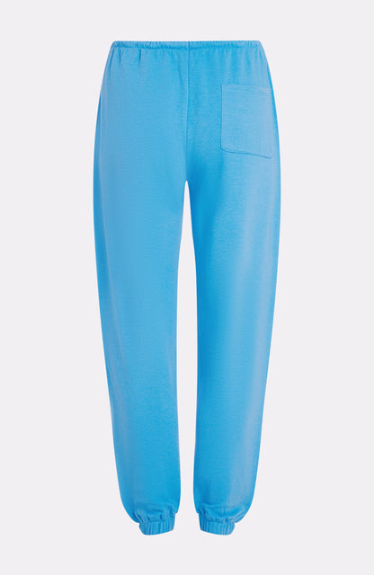 Essentials Script Sweatpants Women Blue Poppy