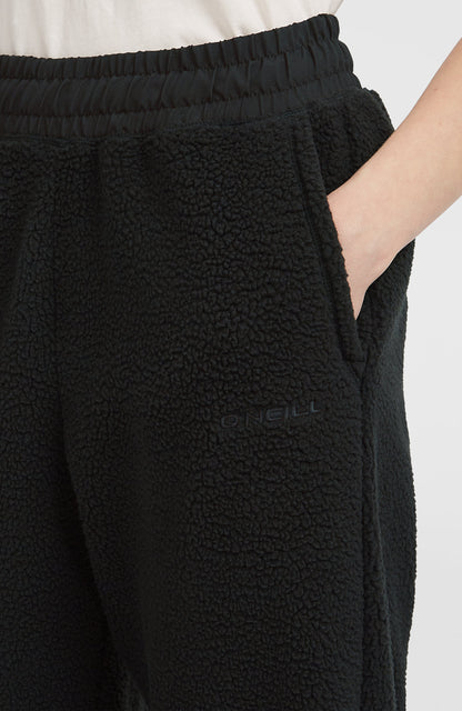 Must-Have High-Pile Sweatpants Women Black Out