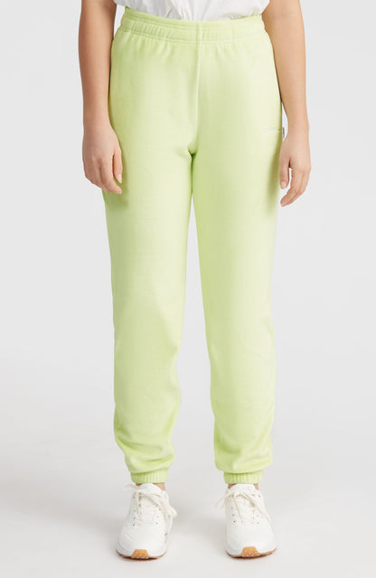Velour Sweatpants Women Lime Wash
