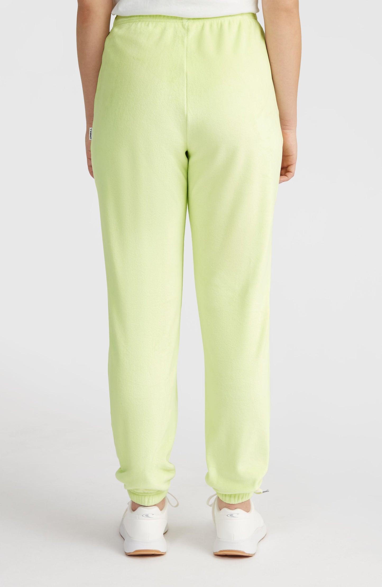 Velour Sweatpants Women Lime Wash
