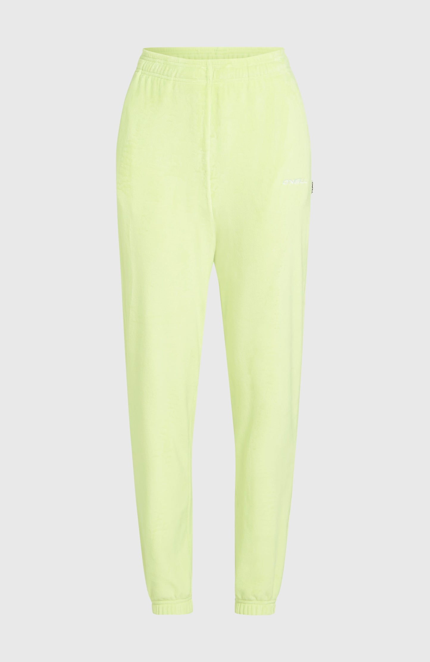 Velour Sweatpants Women Lime Wash