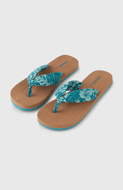 Ditsy Sun Sandals Women Green Island Sky
