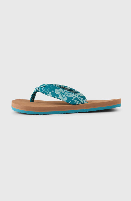 Ditsy Sun Sandals Women Green Island Sky