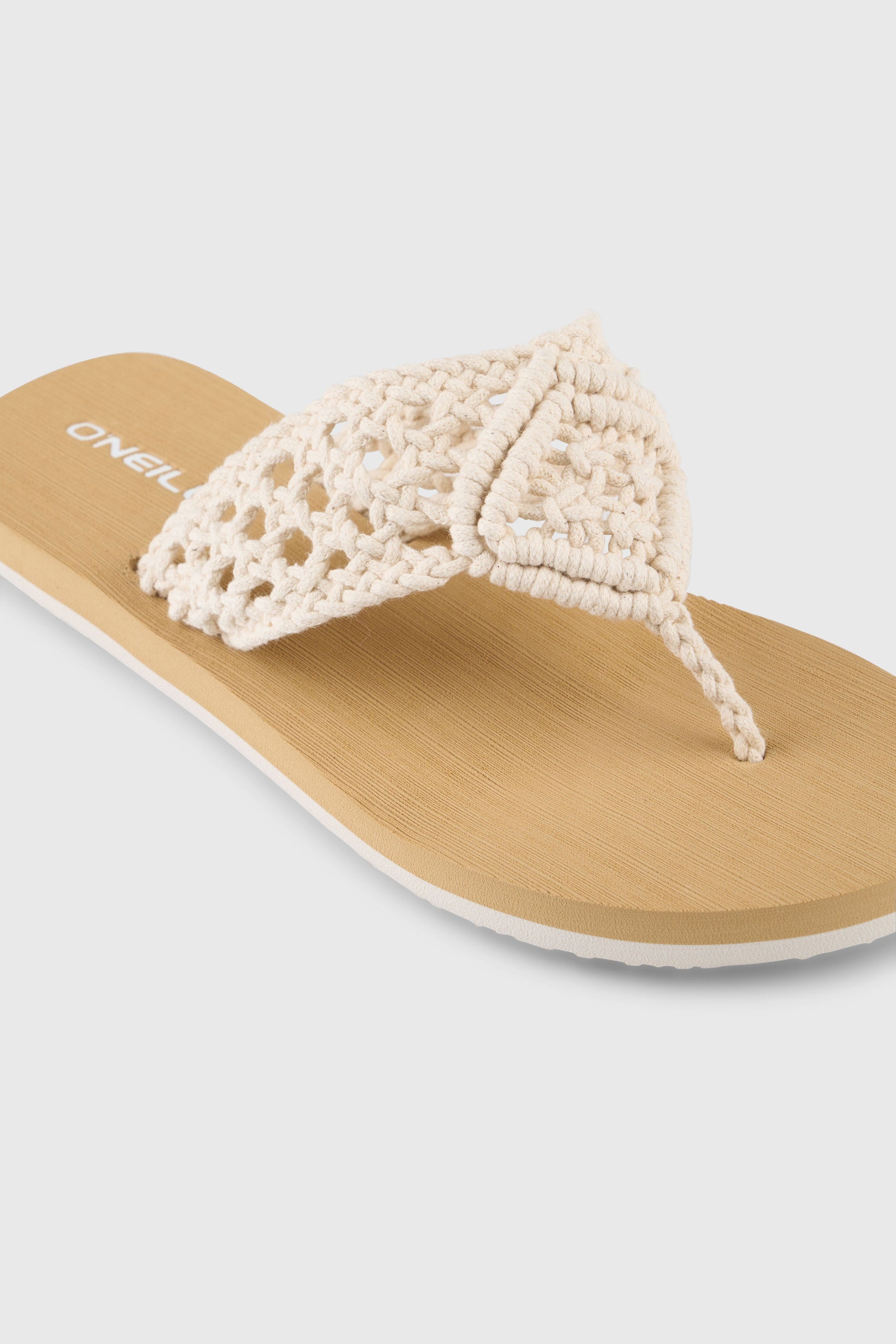 Ditsy Crochet Sandals Women Snow White