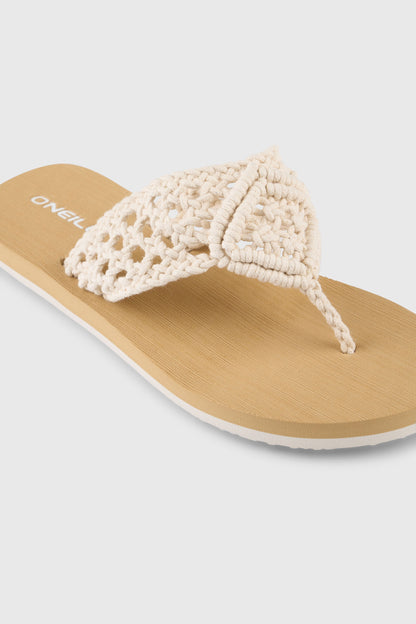 Ditsy Crochet Sandals Women Snow White