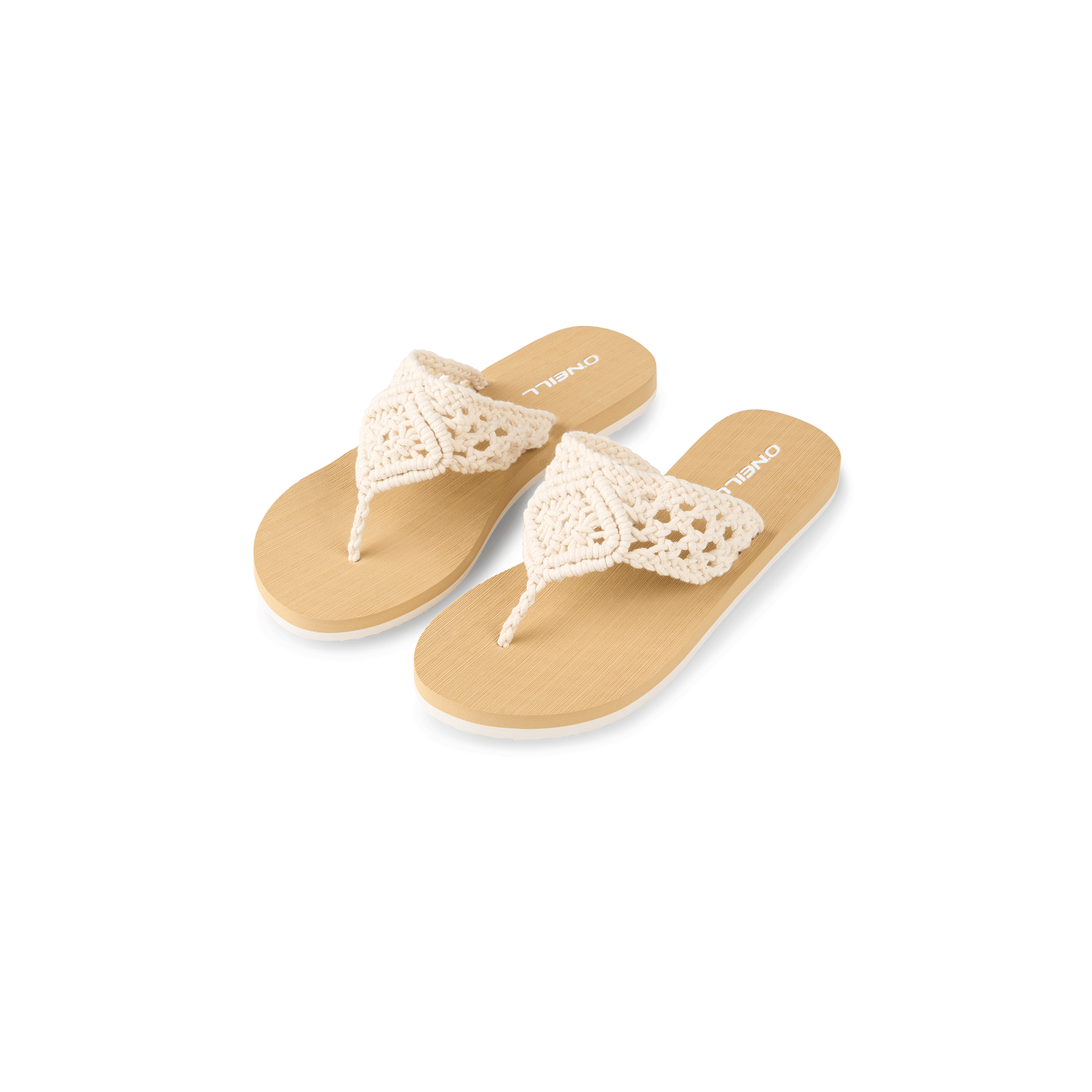 Ditsy Crochet Sandals Women Snow White