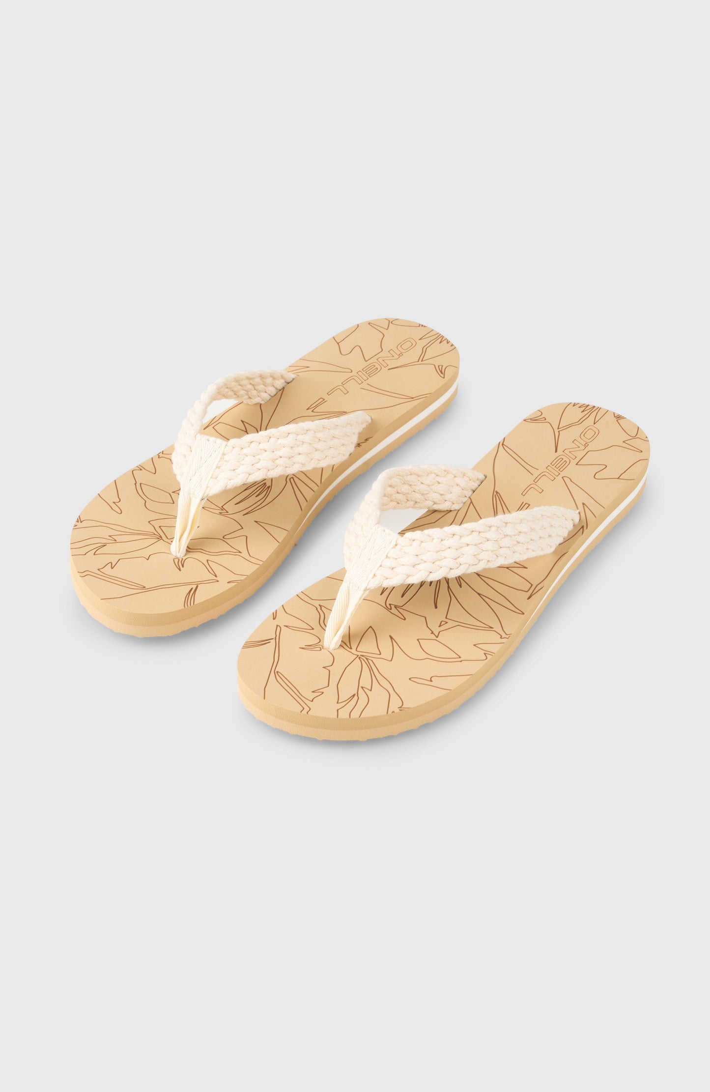 O'Neill Floral Sandals Women Snow White