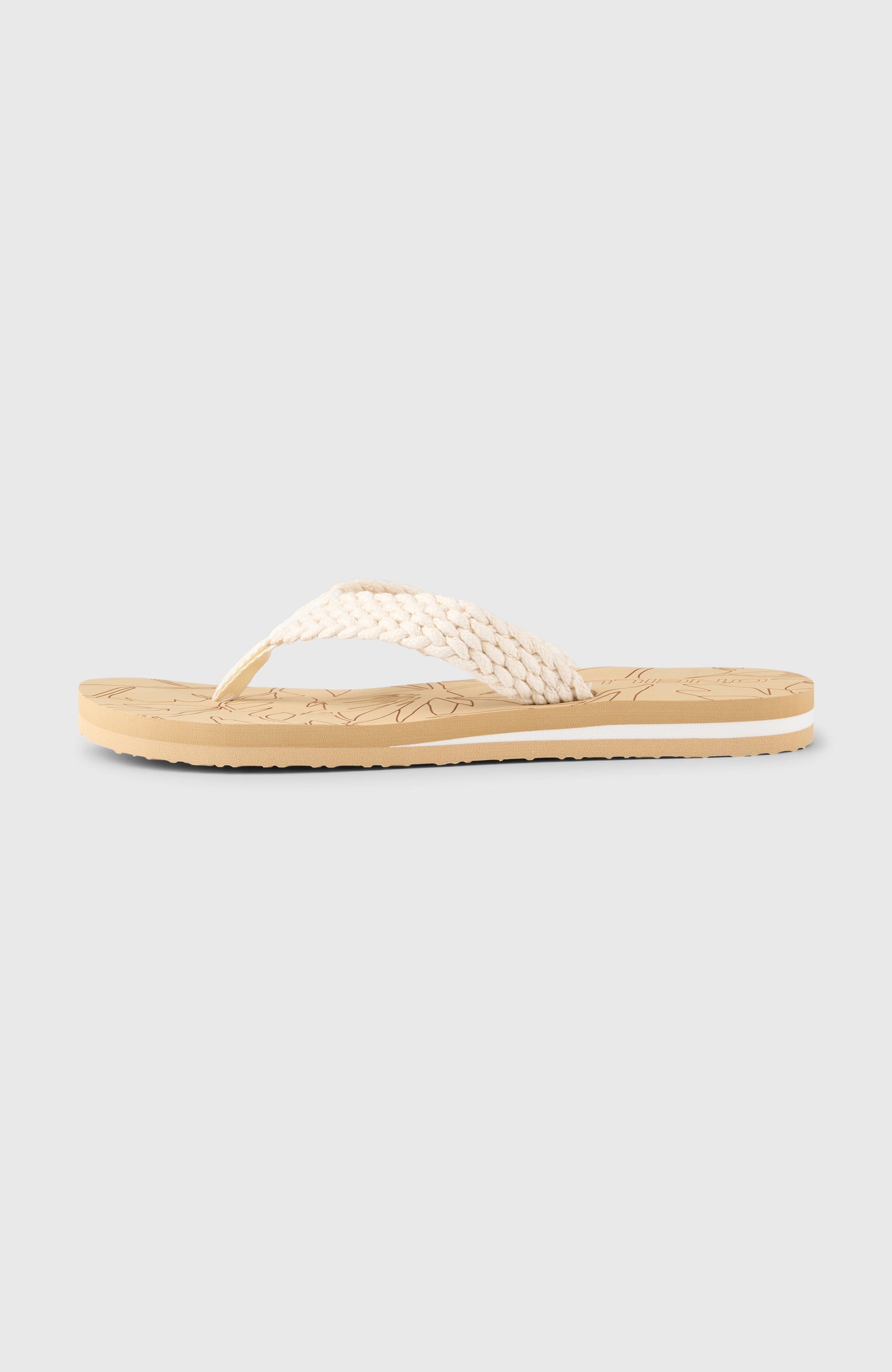O'Neill Floral Sandals Women Snow White