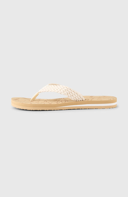 O'Neill Floral Sandals Women Snow White