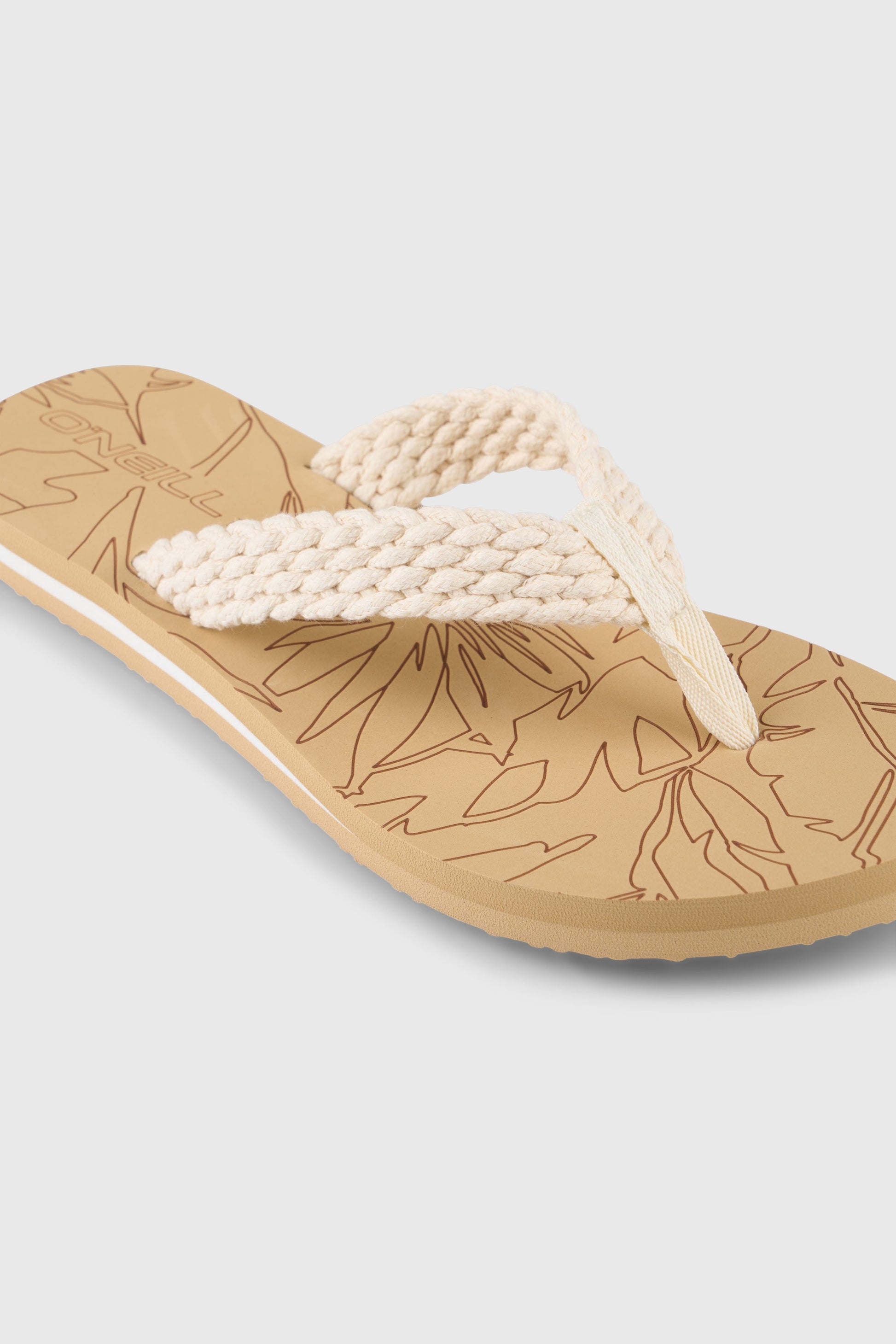 O'Neill Floral Sandals Women Snow White
