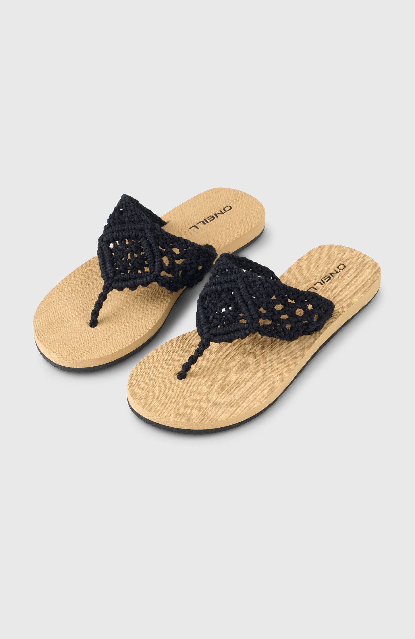 Ditsy Crochet Sandals Women Black Out
