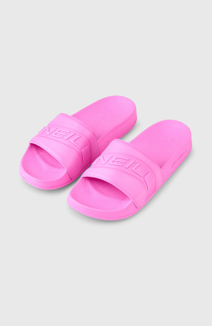 O'Neill Embossed Slides Women Electric Fuschia