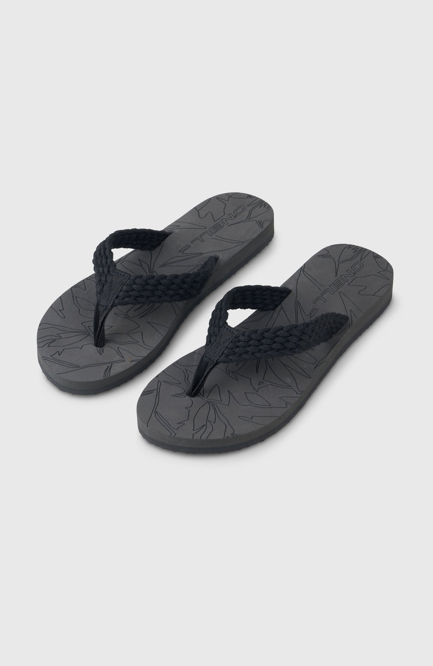 O'Neill Floral Sandals Women Black Out
