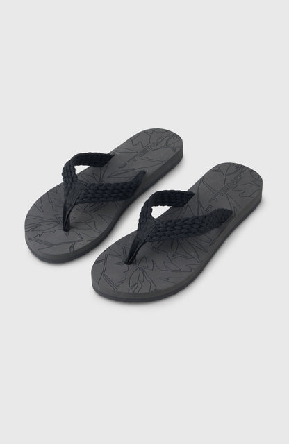 O'Neill Floral Sandals Women Black Out