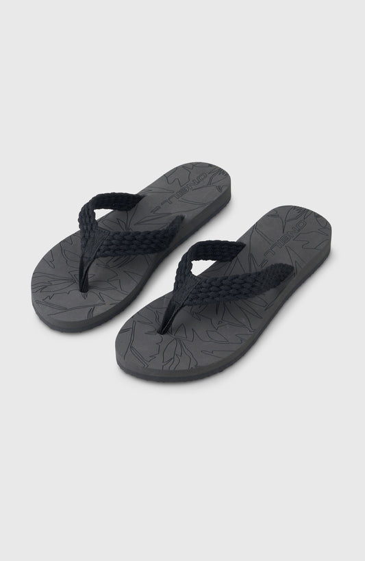 O'Neill Floral Sandals Women Black Out