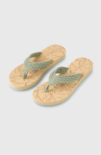 O'Neill Floral Sandals Women Avery Fern