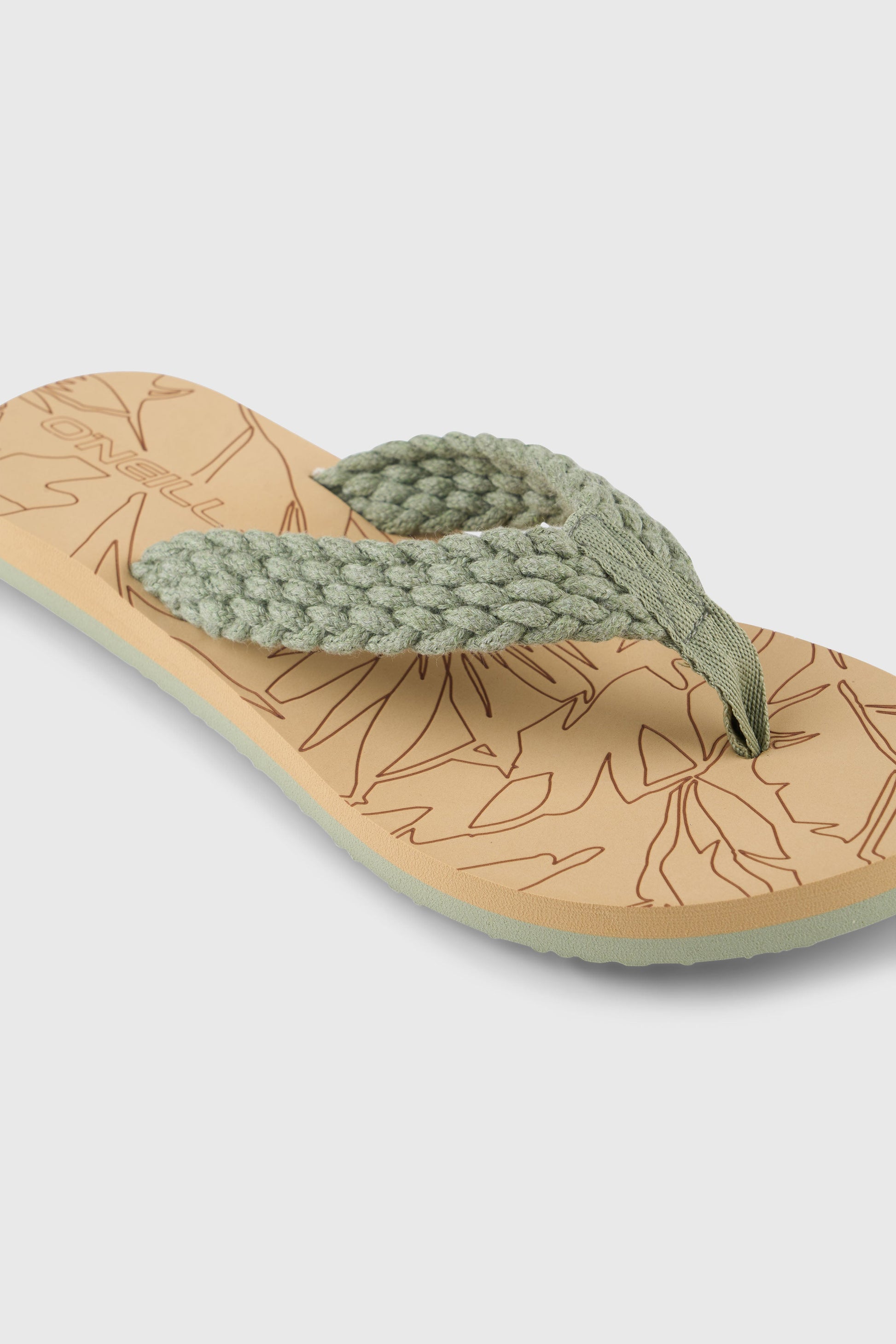 O'Neill Floral Sandals Women Avery Fern