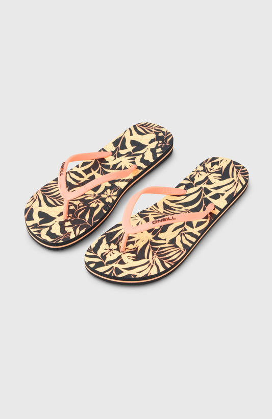 Profile Graphic Sandals Women Black Brazillian Sun