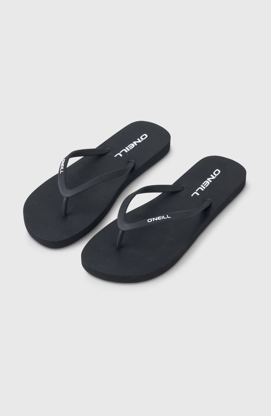 Profile Small Logo Sandals Women Black Out
