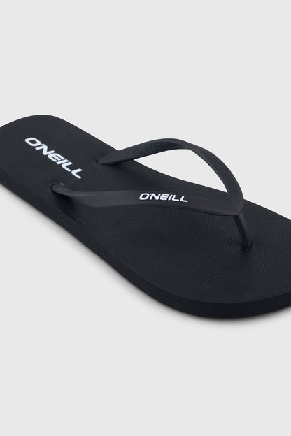 Profile Small Logo Sandals Women Black Out